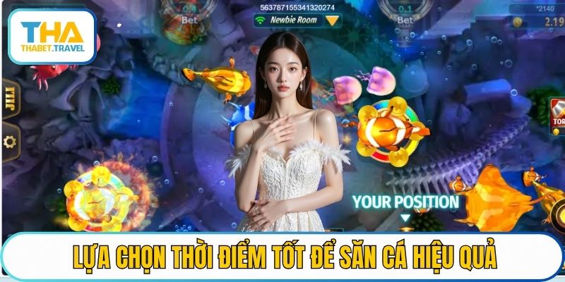 Lựa chọn thời điểm tốt để săn cá hiệu quả