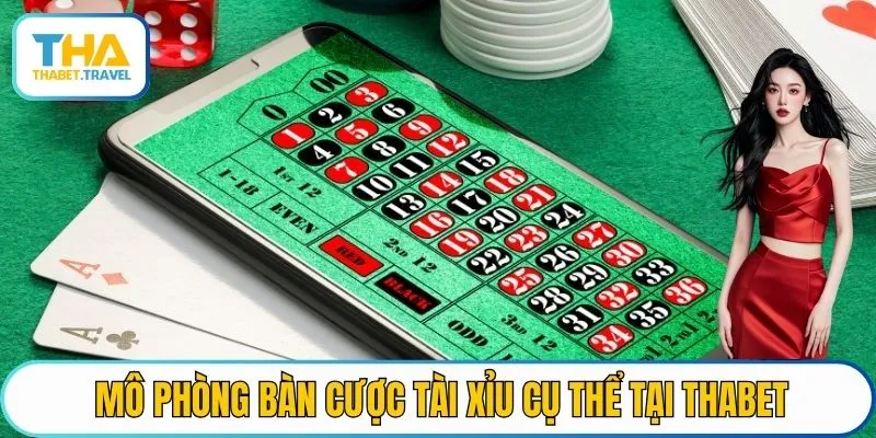 Mô phòng bàn cược tài xỉu cụ thể tại THABET