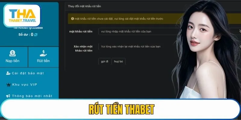 rút tiền THABET